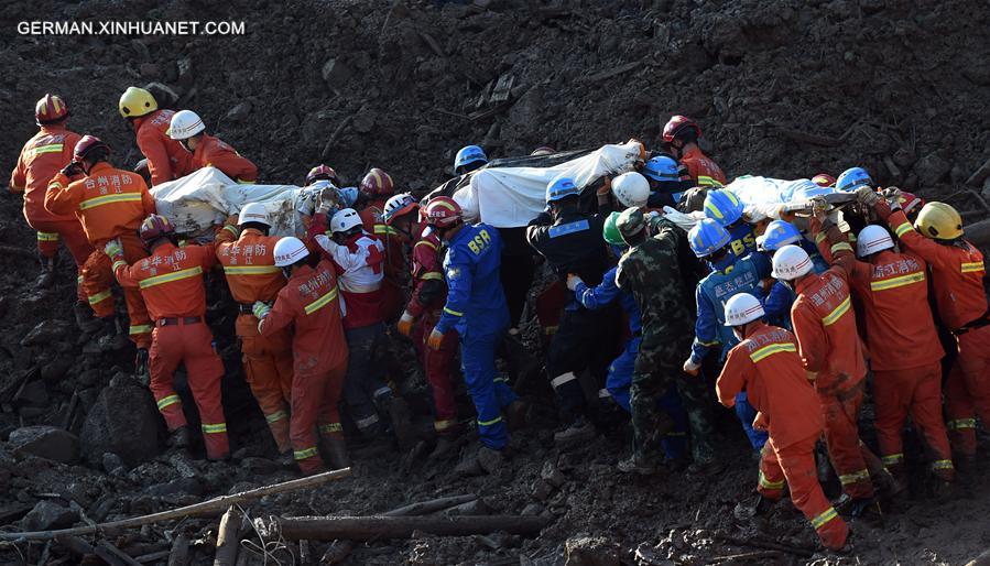 CHINA-ZHEJIANG-LISHUI-LANDSLIDE-AFTERMATH (CN) 