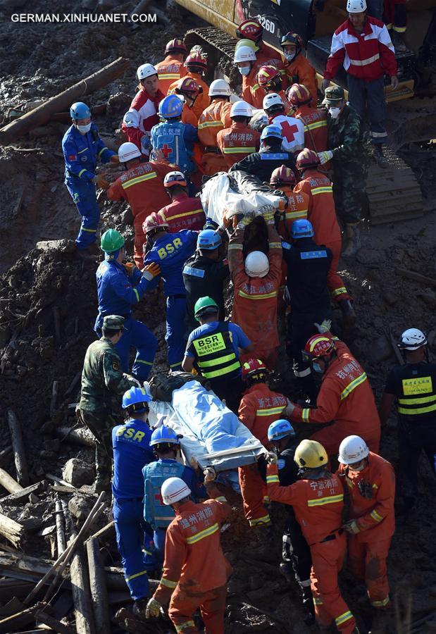 CHINA-ZHEJIANG-LISHUI-LANDSLIDE-AFTERMATH (CN) 