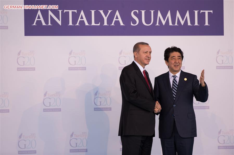 TURKEY-ANTALYA-G20-WELCOMING CEREMONY