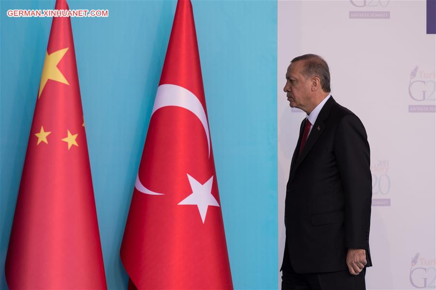 TURKEY-ANTALYA-G20-WELCOMING CEREMONY