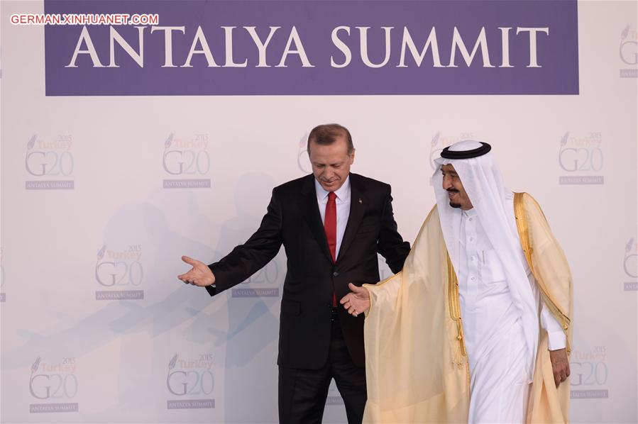 TURKEY-ANTALYA-G20-WELCOMING CEREMONY