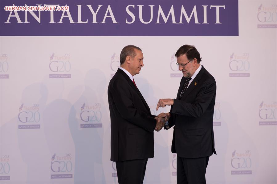 TURKEY-ANTALYA-G20-WELCOMING CEREMONY