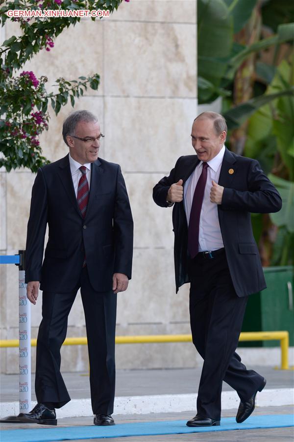 TURKEY-ANTALYA-G20-WELCOMING CEREMONY