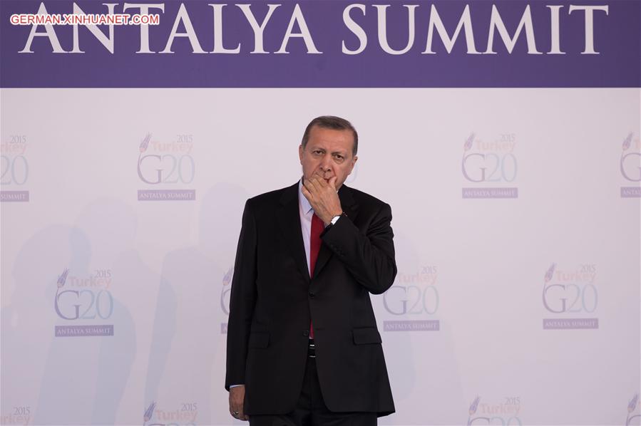 TURKEY-ANTALYA-G20-WELCOMING CEREMONY