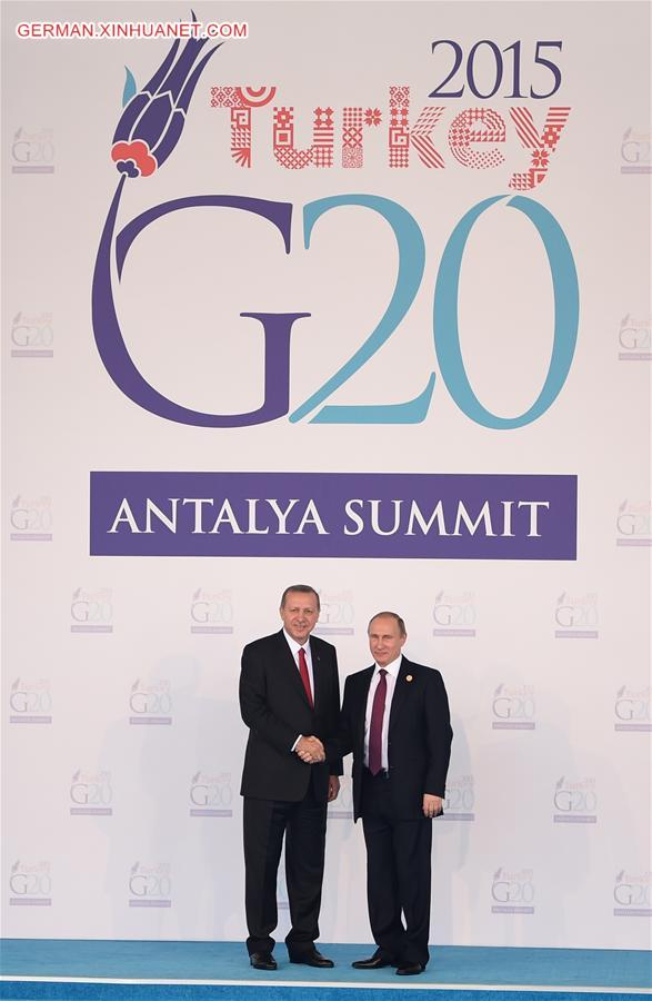 TURKEY-ANTALYA-G20-WELCOMING CEREMONY