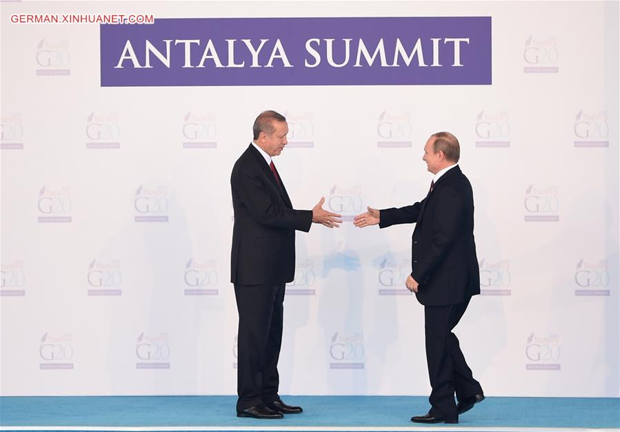 TURKEY-ANTALYA-G20-WELCOMING CEREMONY