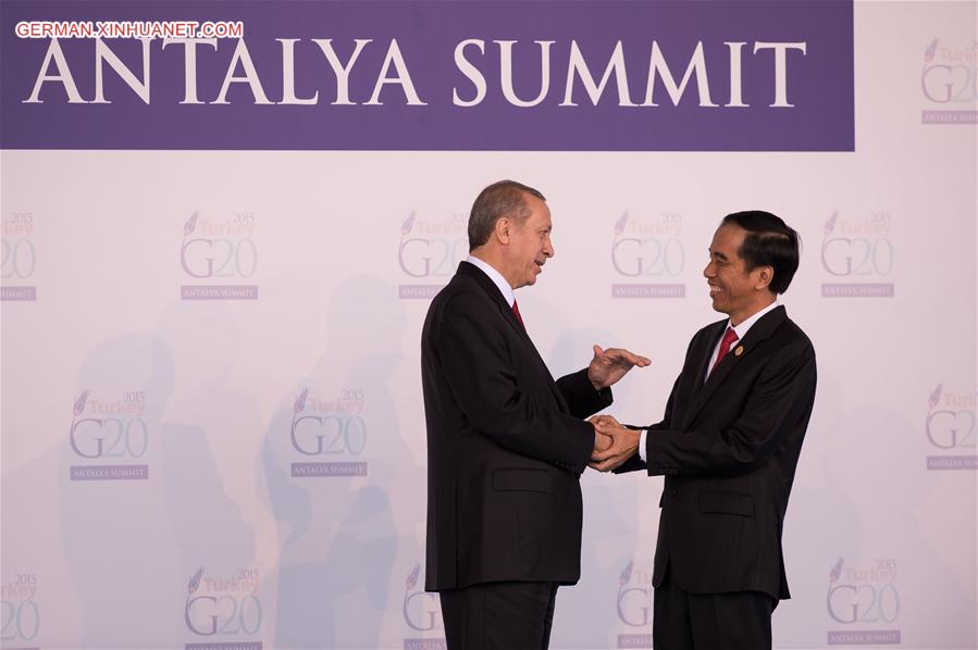 TURKEY-ANTALYA-G20-WELCOMING CEREMONY