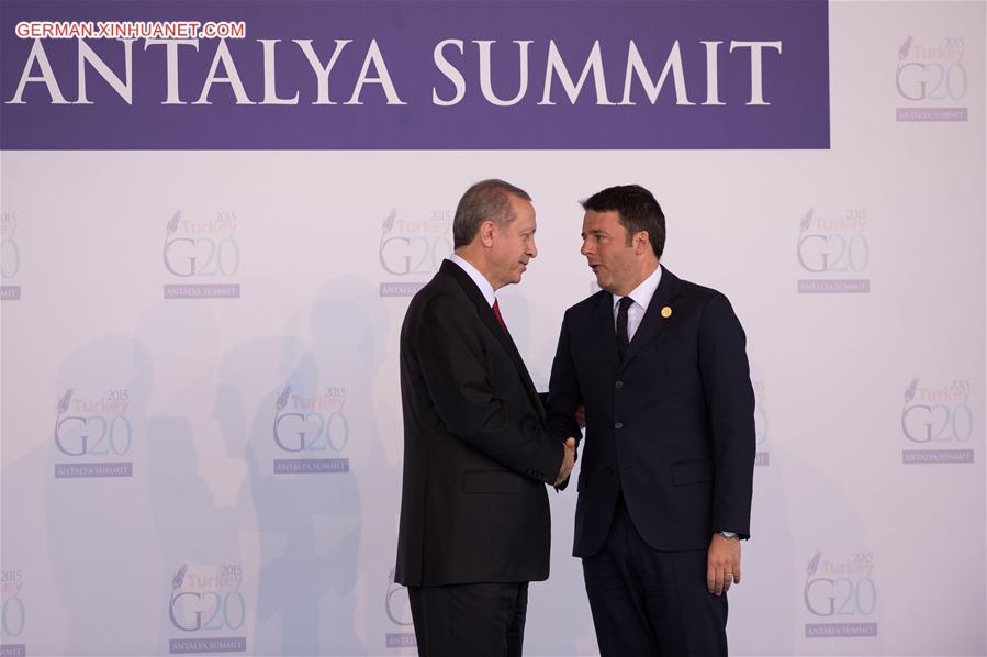 TURKEY-ANTALYA-G20-WELCOMING CEREMONY