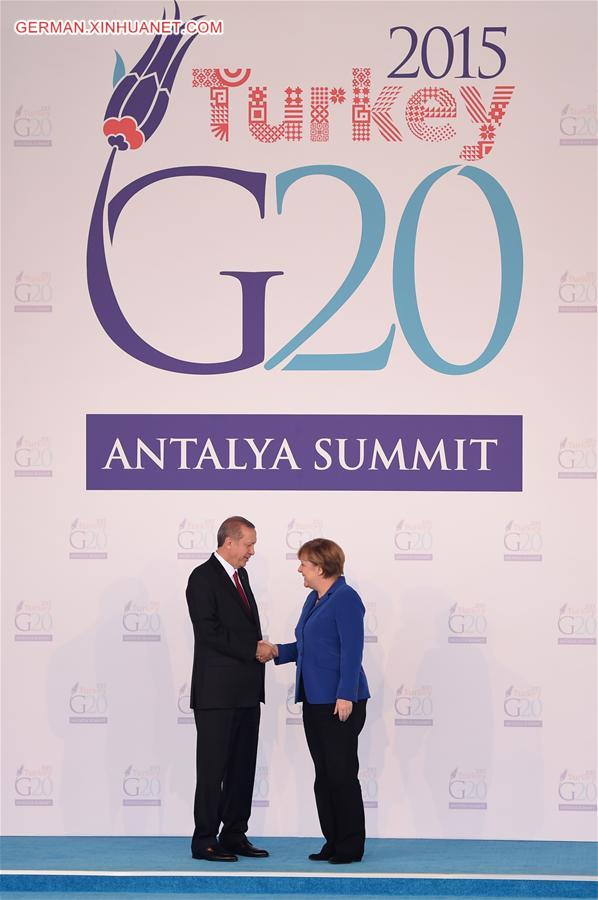 TURKEY-ANTALYA-G20-WELCOMING CEREMONY