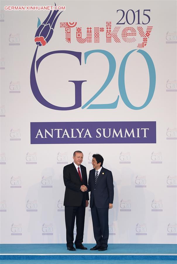 TURKEY-ANTALYA-G20-WELCOMING CEREMONY