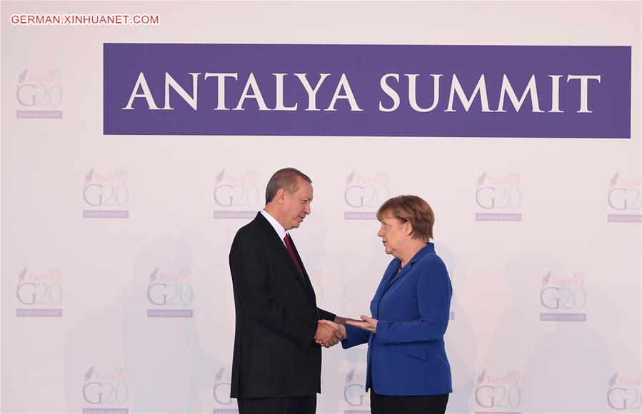 TURKEY-ANTALYA-G20-WELCOMING CEREMONY