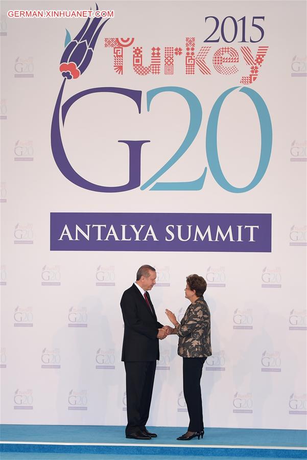 TURKEY-ANTALYA-G20-WELCOMING CEREMONY