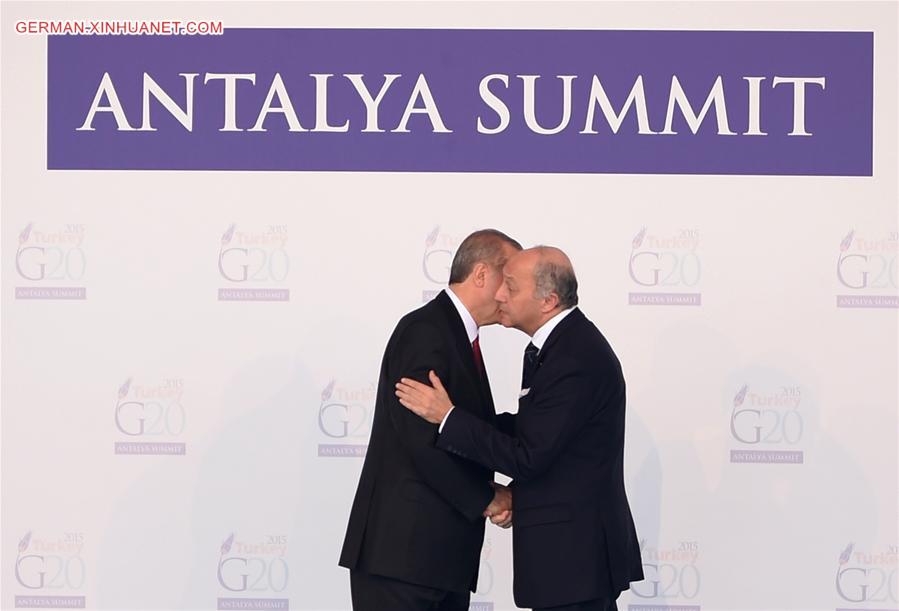 TURKEY-ANTALYA-G20-WELCOMING CEREMONY