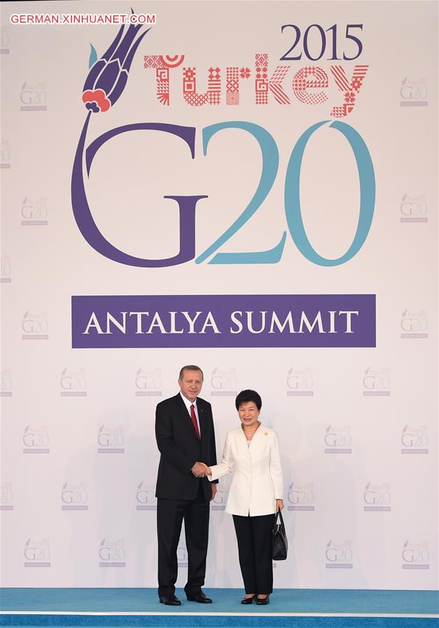 TURKEY-ANTALYA-G20-WELCOMING CEREMONY