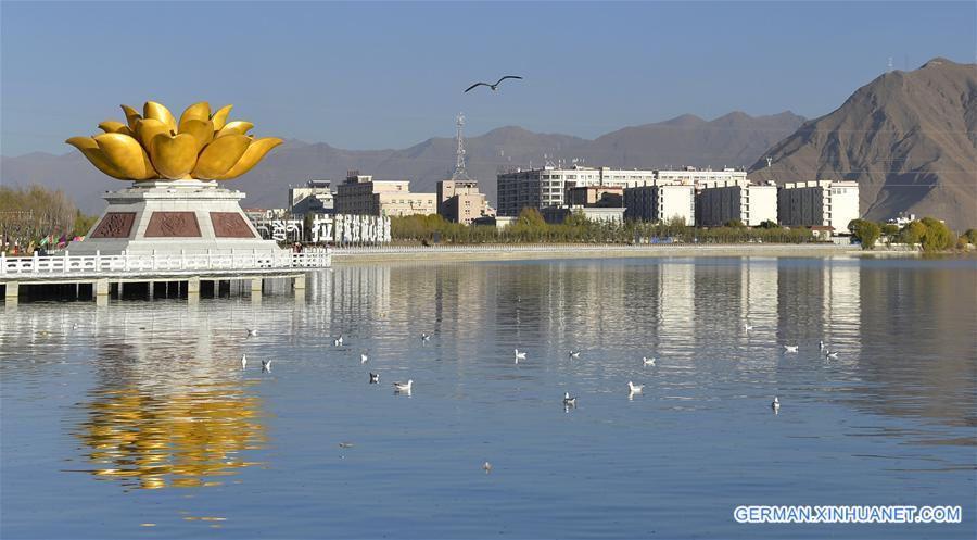 CHINA-TIBET-LHASA RIVER-SCENERY (CN)