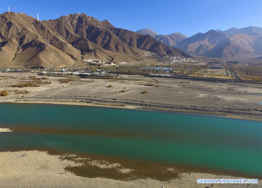 CHINA-TIBET-LHASA RIVER-SCENERY (CN)