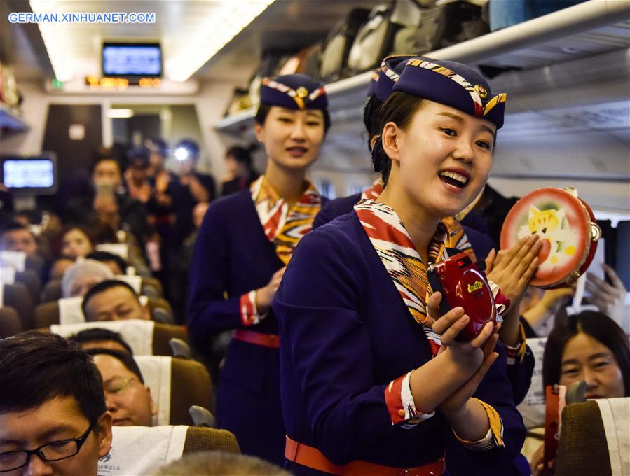 CHINA-XINJAING-HIGH-SPEED RAILWAY-ANNIVERSARY (CN)