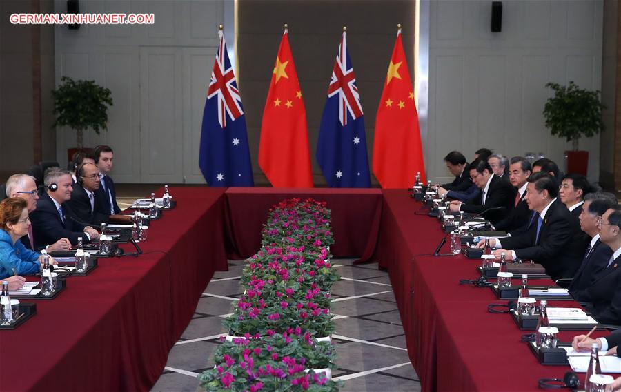 TURKEY-ANTALYA-CHINA-XI JINPING-AUSTRALIA-MEETING