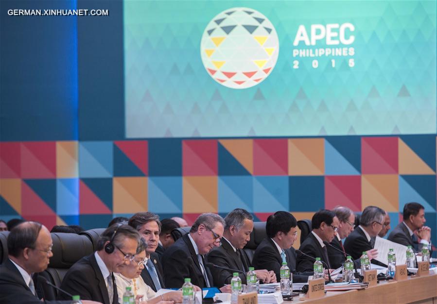 THE PHILIPPINES-MANILA-APEC-MINISTERIAL MEETING