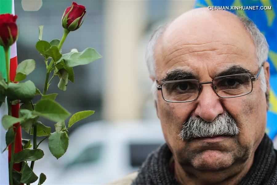 GERMANY-BERLIN-MINUTE-SILENCE