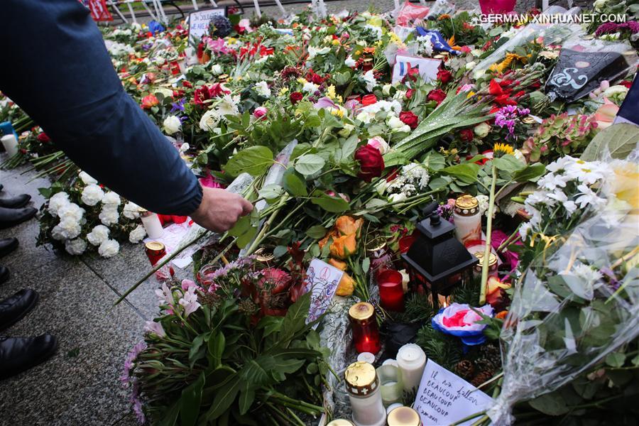 GERMANY-BERLIN-MINUTE-SILENCE