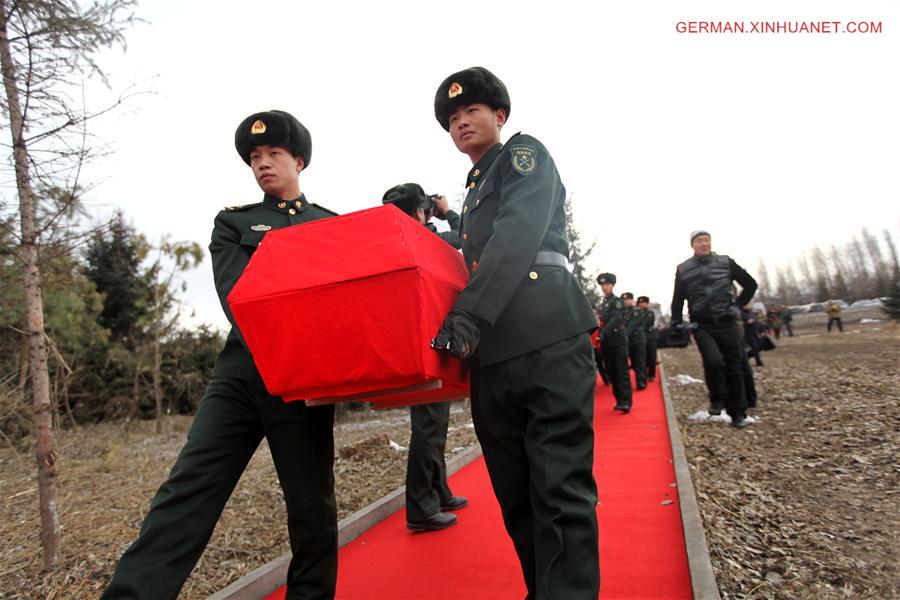 CHINA-RUSSIAN WWII SOLDIERS' REMAINS-BURY (CN)