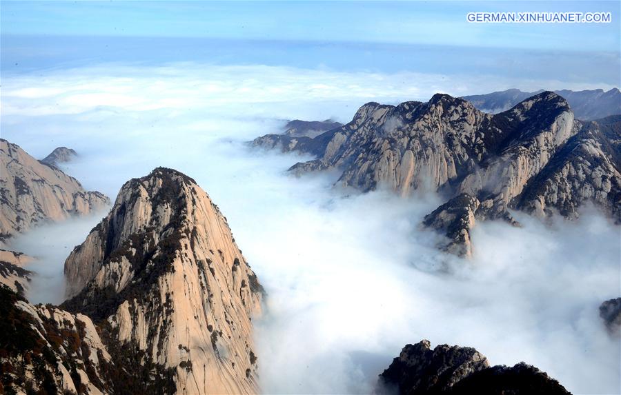 CHINA-SHAANXI-HUASHAN MOUNTAIN-SCENERY (CN)