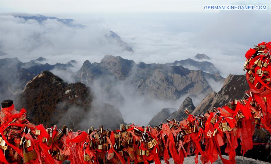 CHINA-SHAANXI-HUASHAN MOUNTAIN-SCENERY (CN)