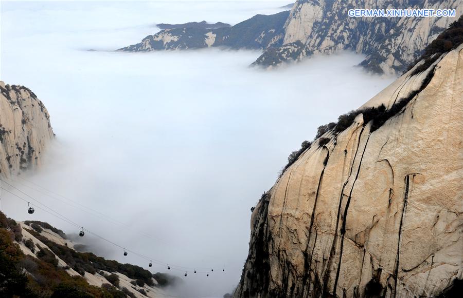 CHINA-SHAANXI-HUASHAN MOUNTAIN-SCENERY (CN)