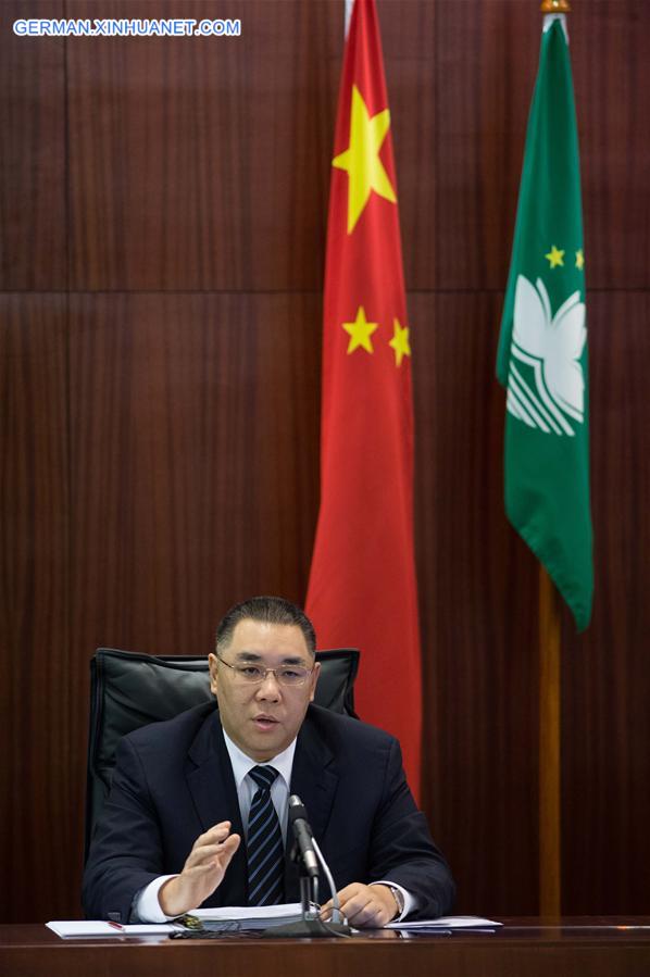 CHINA-MACAO-CHIEF EXECUTIVE-LEGISLATIVE COUNCIL-POLICY ADDRESS-QUESTION (CN)