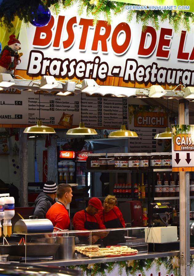 FRANCE-PARIS-CHAMPS-ELYSEES-CHRISTMAS MARKET-REOPENING