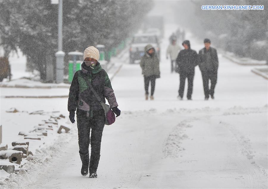 CHINA-JILIN-SNOWFALL (CN)