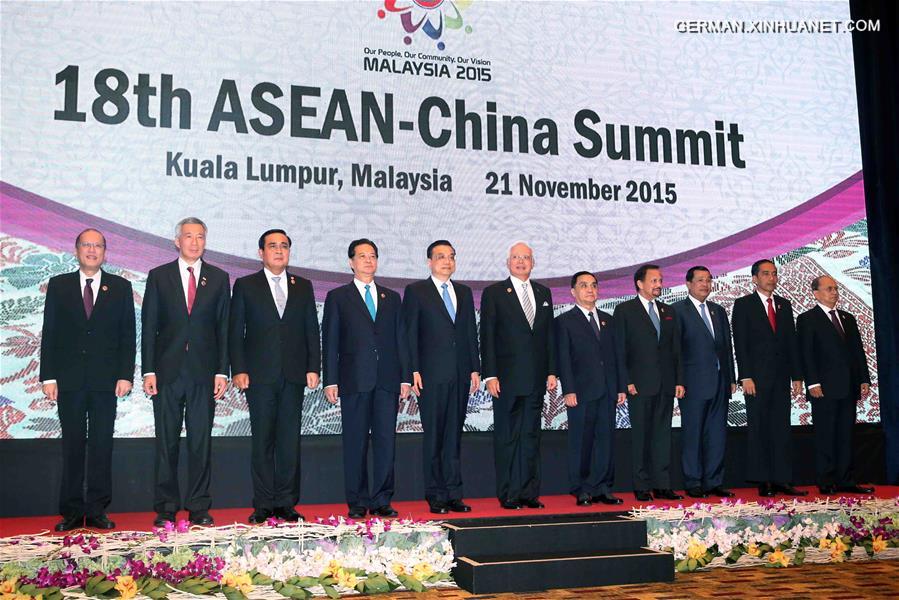 MALAYSIA-KUALA LUMPUR-ASEAN-CHINA-SUMMIT