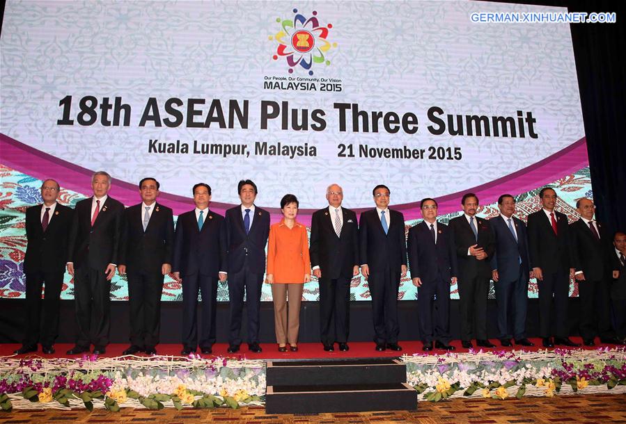 MALAYSIA-KUALA LUMPUR-LI KEQIANG-ASEAN PLUS THREE SUMMIT