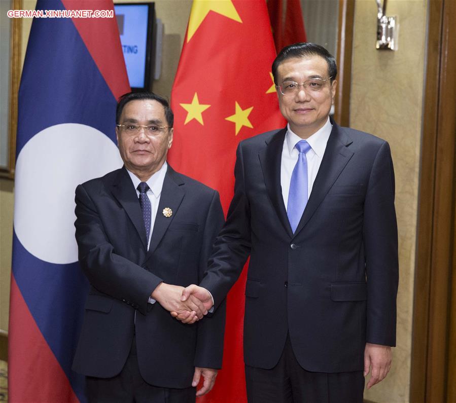 MALAYSIA-CHINA-LI KEQIANG-LAO PM-MEETING 