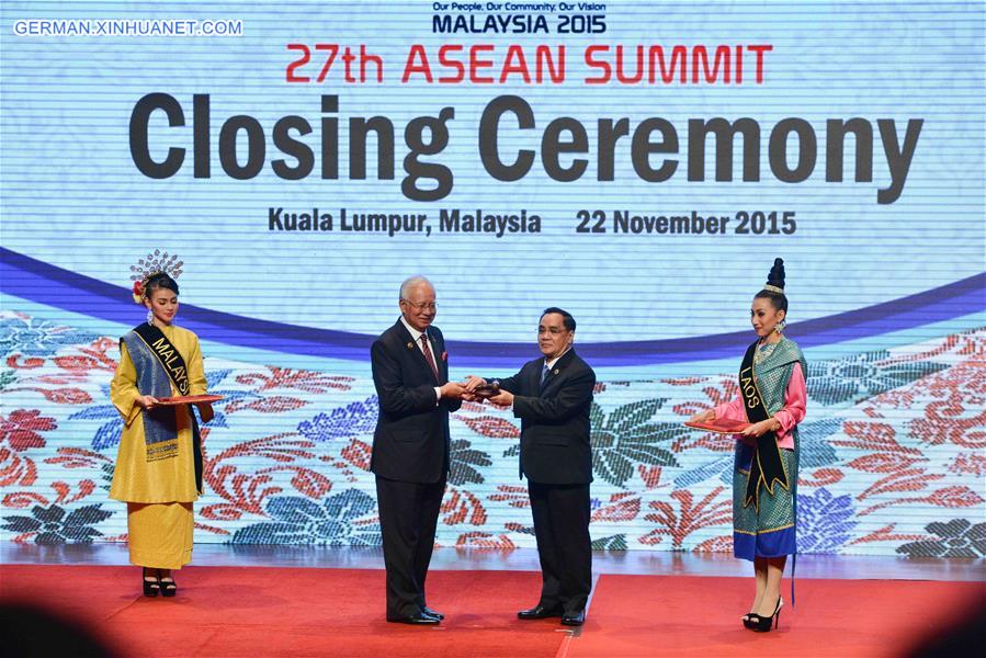 MALAYSIA-KUALA LUMPUR-ASEAN-CLOSING CEREMONY