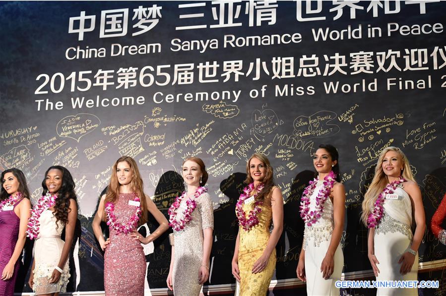 CHINA-HAINAN-MISS WORLD-COMPETITION (CN)