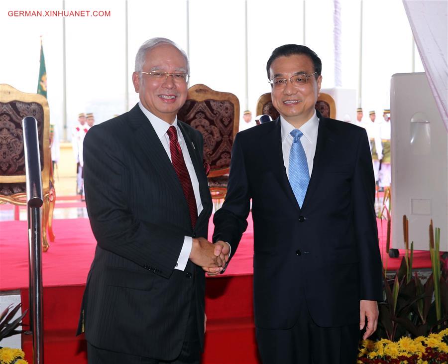 MALAYSIA-KUALA LUMPUR-CHINA-LI KEQIANG-PRIME MINISTER-TALKS