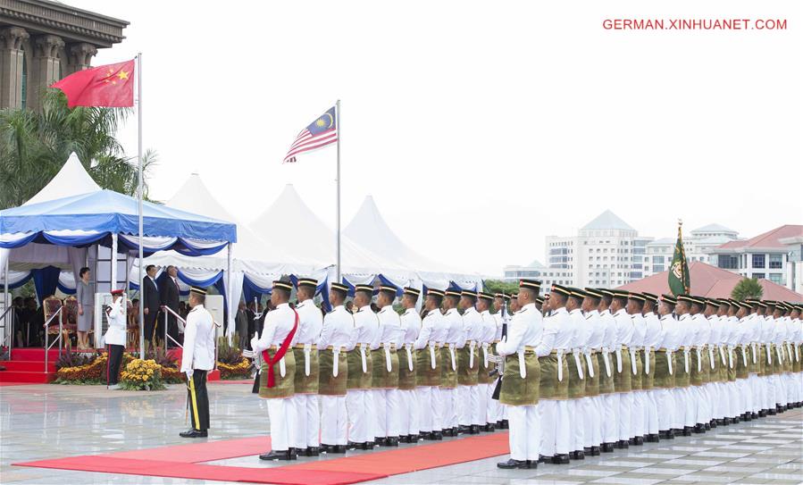 MALAYSIA-KUALA LUMPUR-CHINA-LI KEQIANG-WELCOMING CEREMONY