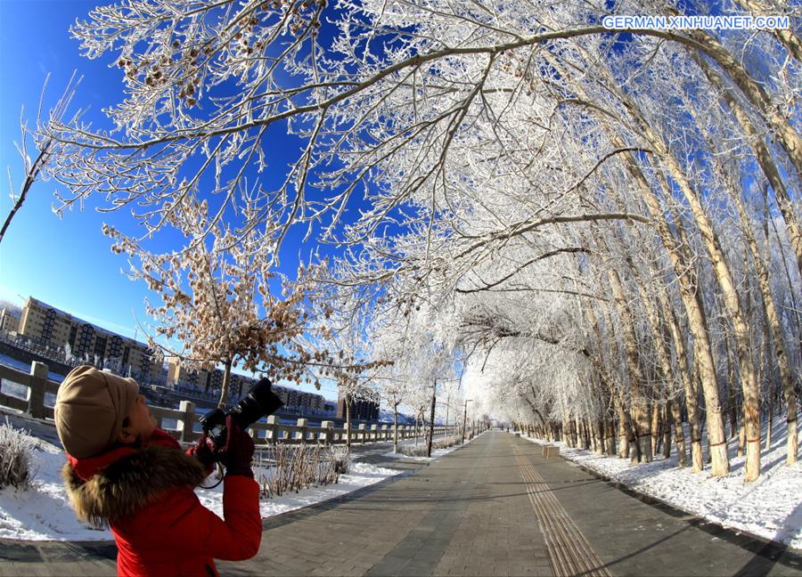 #CHINA-XINJIANG-ALTAY-RIME SCENERY (CN)