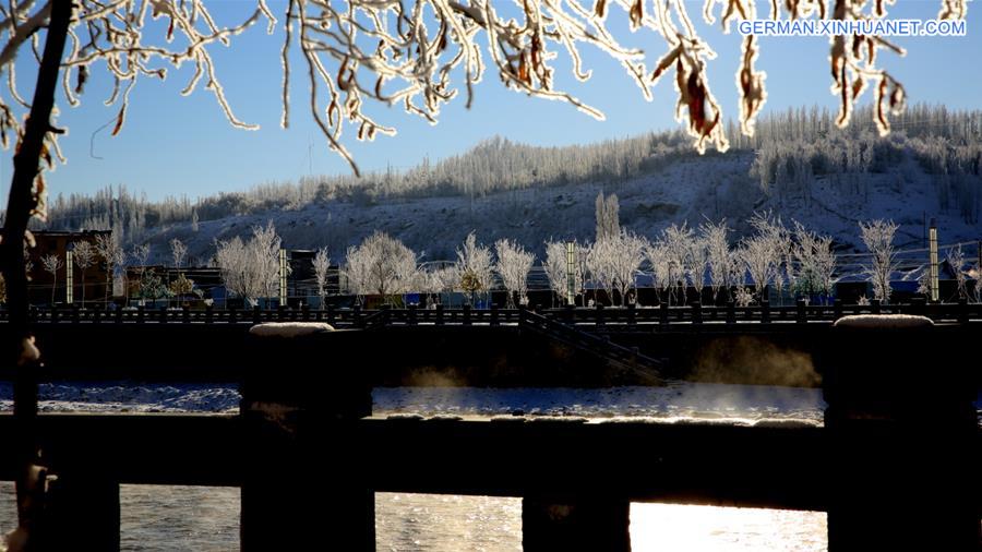 #CHINA-XINJIANG-ALTAY-RIME SCENERY (CN)