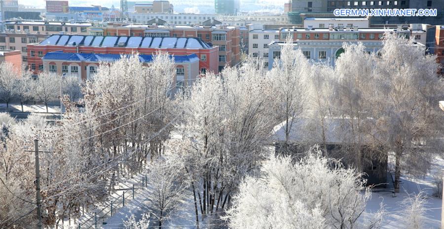 #CHINA-XINJIANG-ALTAY-RIME SCENERY (CN)