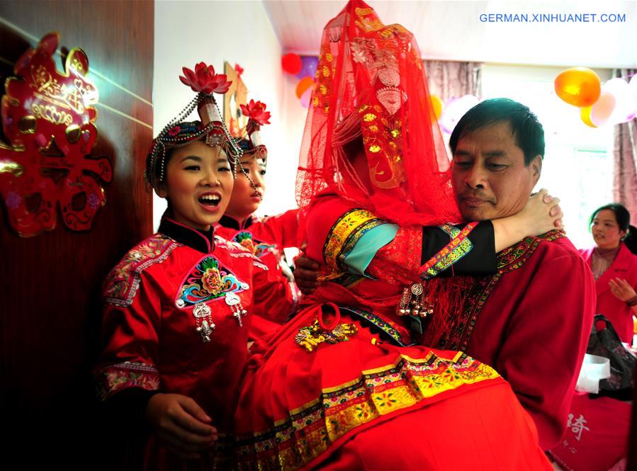 #CHINA-ZHEJIANG-ETHNIC WEDDING (CN)