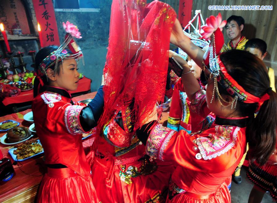 #CHINA-ZHEJIANG-ETHNIC WEDDING (CN)