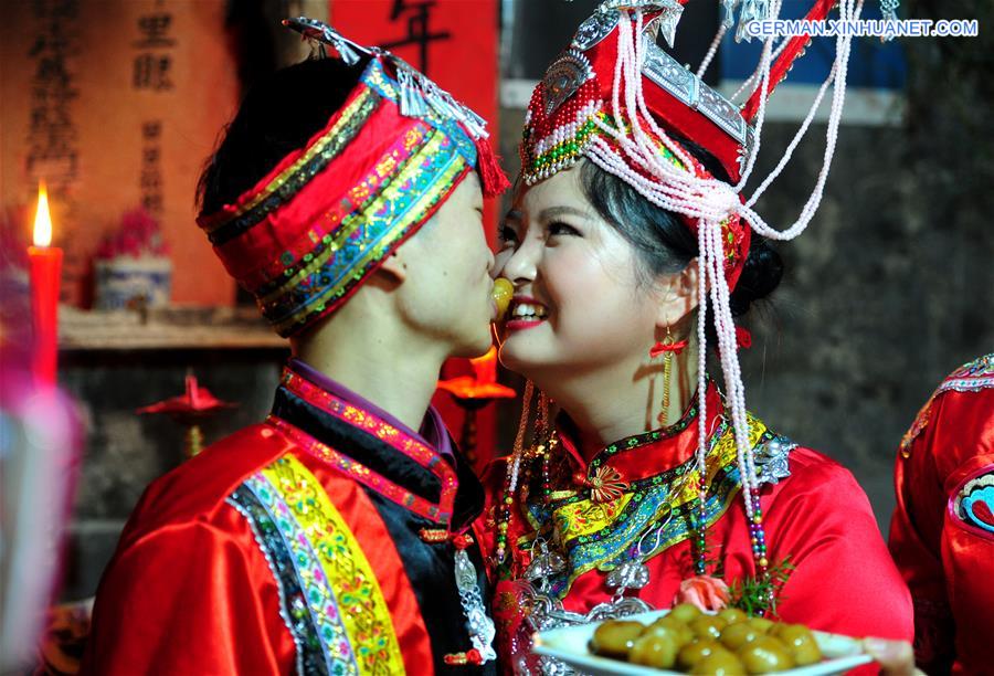 #CHINA-ZHEJIANG-ETHNIC WEDDING (CN)