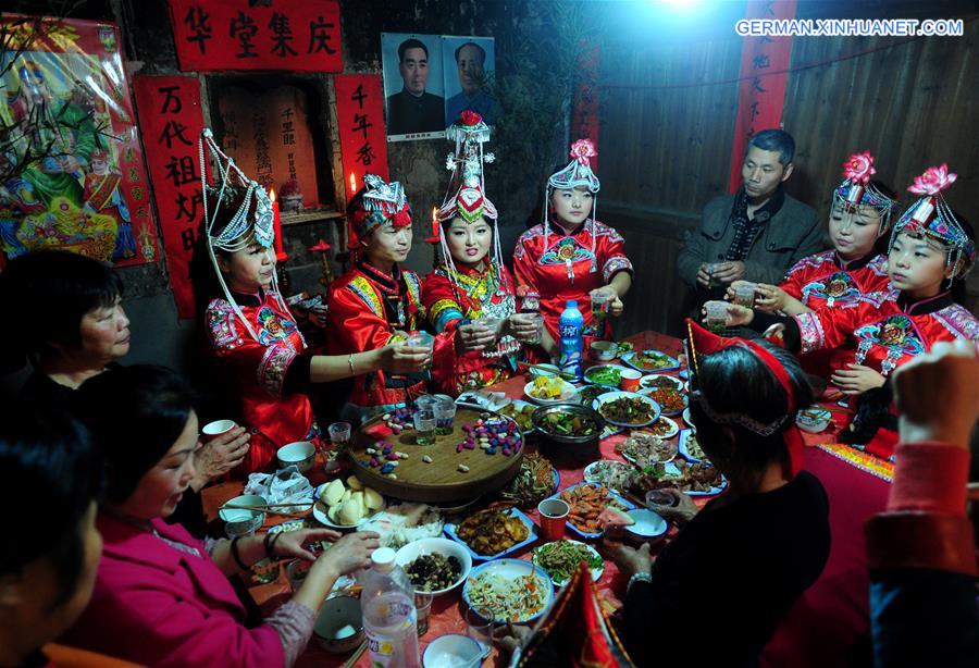 #CHINA-ZHEJIANG-ETHNIC WEDDING (CN)