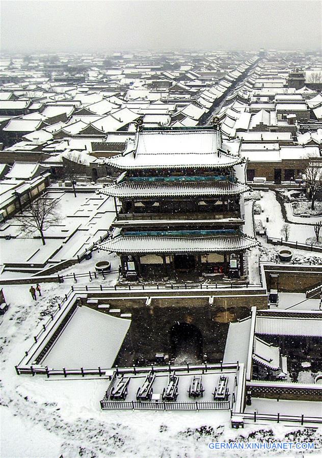 #CHINA-SHANXI-PINGYAO-ANCIENT CITY-SNOWFALL (CN*)