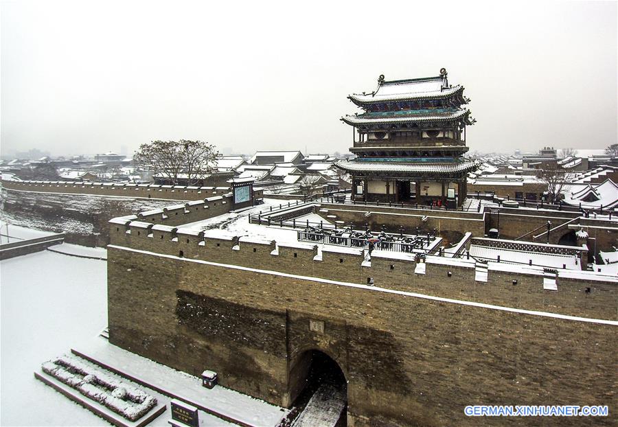 #CHINA-SHANXI-PINGYAO-ANCIENT CITY-SNOWFALL (CN*)