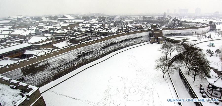 #CHINA-SHANXI-PINGYAO-ANCIENT CITY-SNOWFALL (CN*)