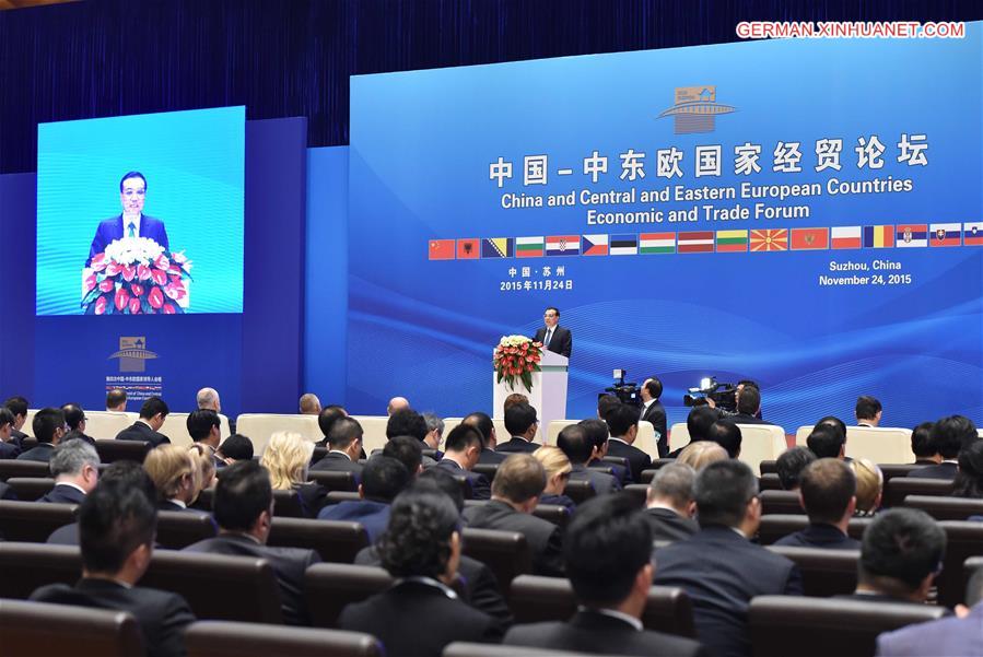 CHINA-CEE COUNTRIES-ECONOMIC AND TRADE FORUM-OPENING(CN)